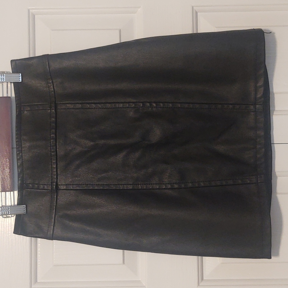 Express Leather Skirt